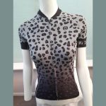 Monton Range Leopard Grey Short Sleeve Jersey Women